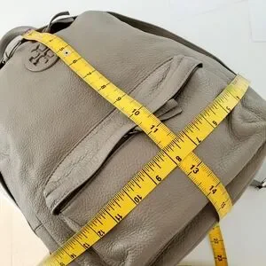 Tory Burch French Gray Ella Leather Backpack Large backpack Tory Burch | Bags | Tory Burch French Gray Ella Leather  main image 3